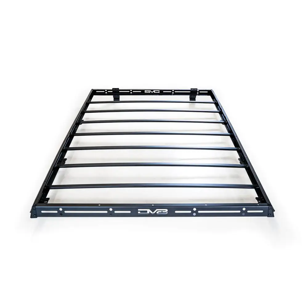 Gutter Rail Mount Bolt-On Black Steel Roof Rack - DV8RRJK-03